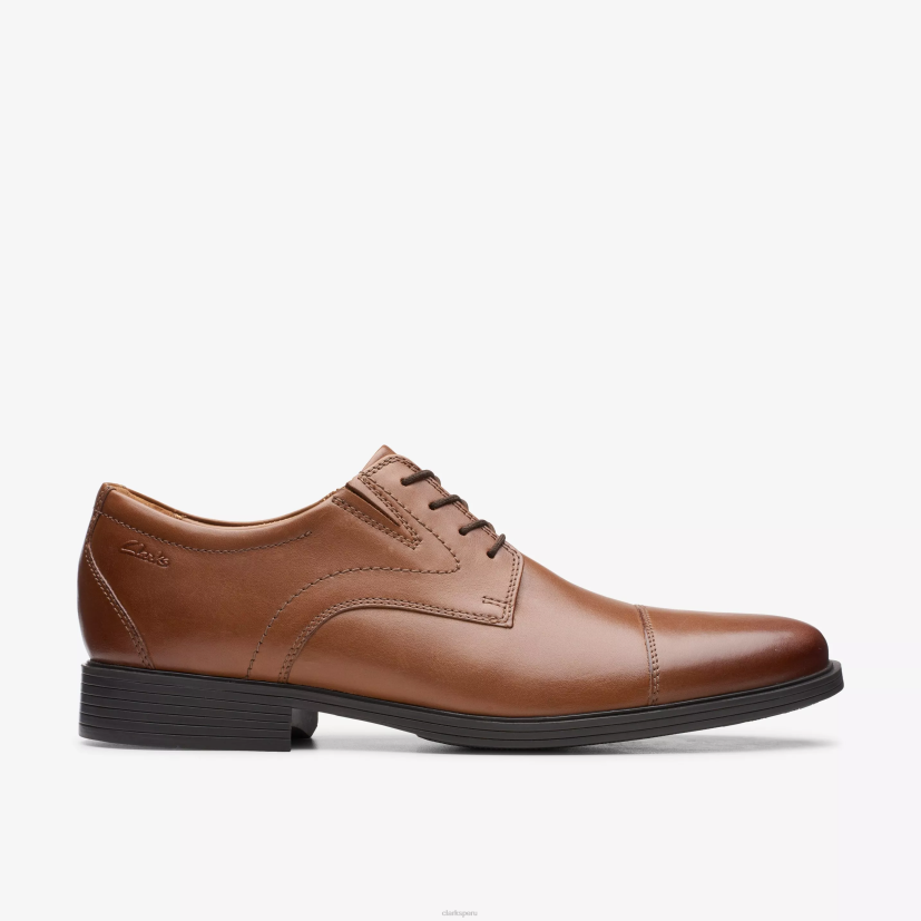 HZVP780 gorra whiddon cuero bronceado oscuro Clarks