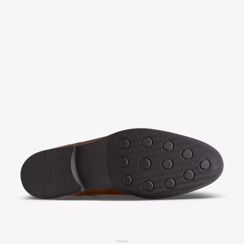 HZVP780 gorra whiddon cuero bronceado oscuro Clarks