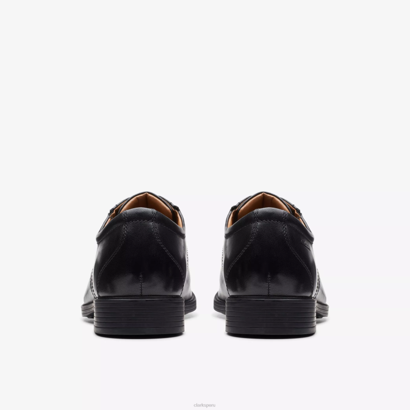 HZVP781 gorra whiddon cuero negro Clarks