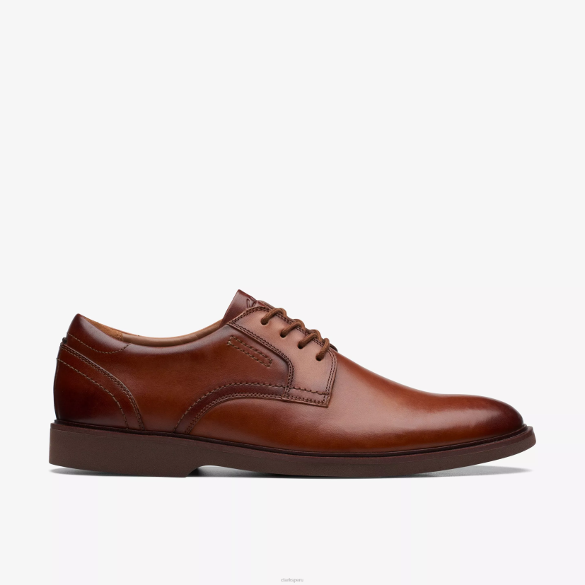 HZVP783 encaje de malwood cuero marrón Clarks