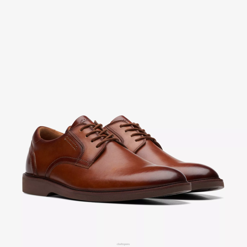 HZVP783 encaje de malwood cuero marrón Clarks