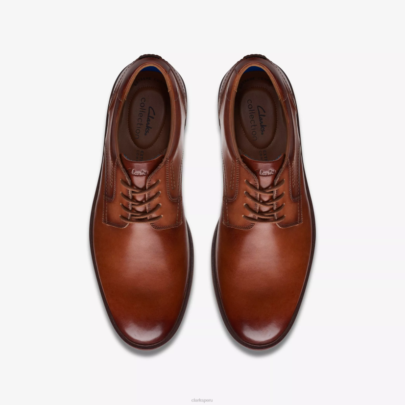 HZVP783 encaje de malwood cuero marrón Clarks
