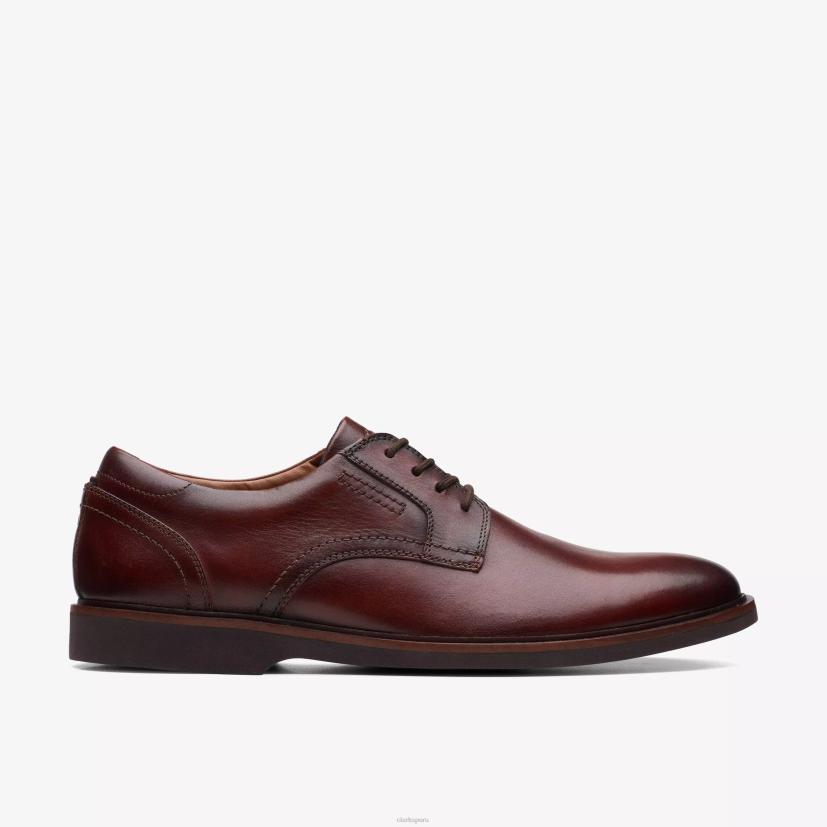 HZVP784 encaje de malwood cuero marrón Clarks