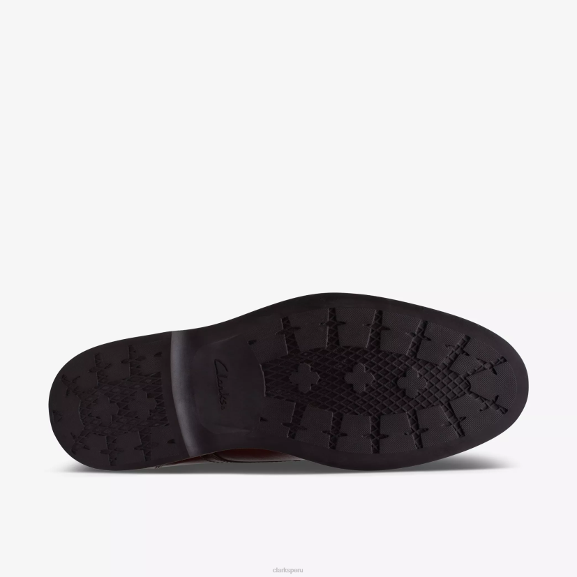 HZVP784 encaje de malwood cuero marrón Clarks