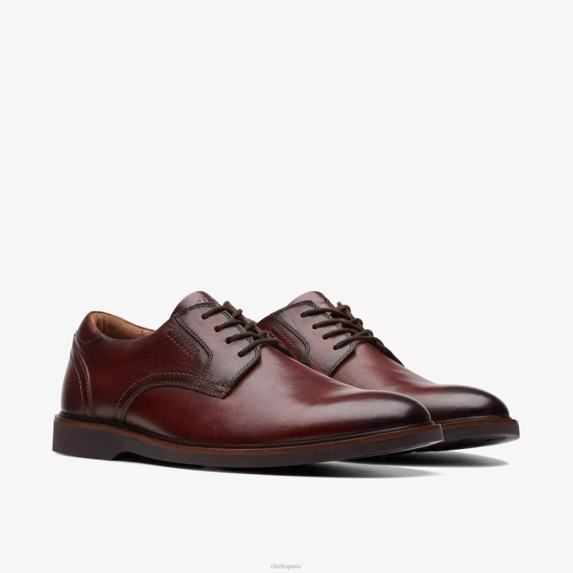 HZVP784 encaje de malwood cuero marrón Clarks