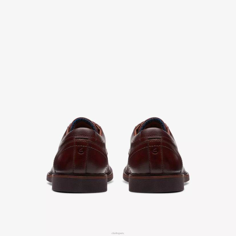 HZVP784 encaje de malwood cuero marrón Clarks