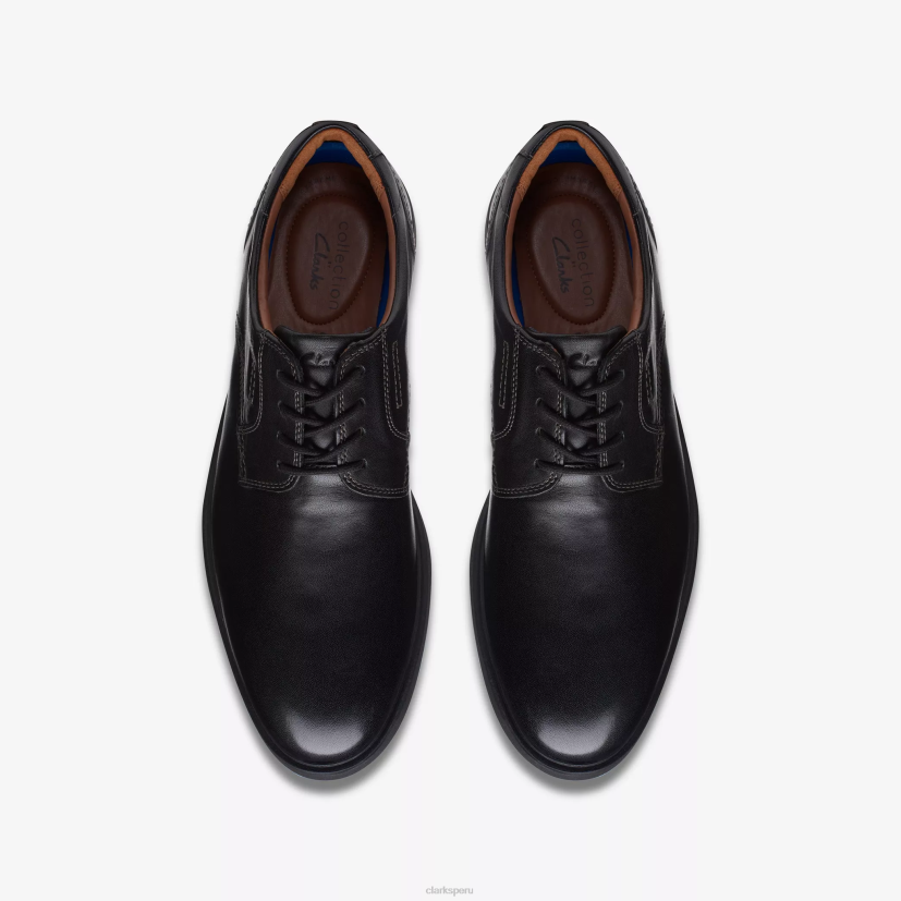 HZVP785 encaje de malwood cuero negro Clarks