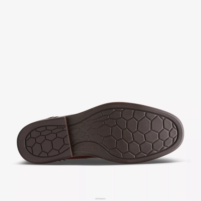HZVP787 un gran paso cuero marrón Clarks