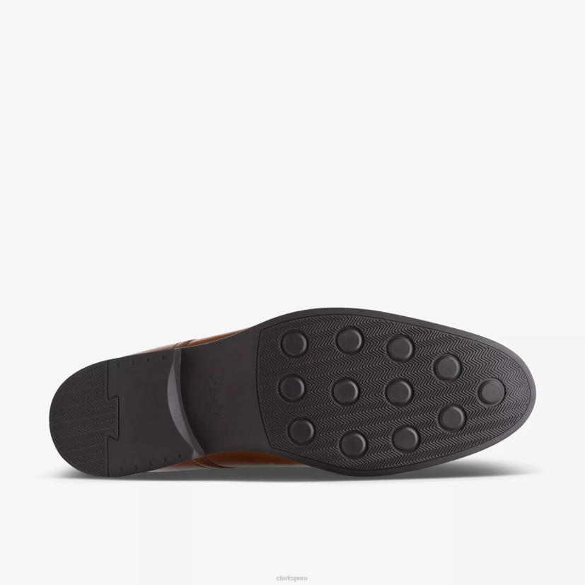 HZVP790 paso de whiddon cuero bronceado oscuro Clarks