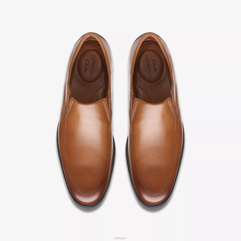 HZVP790 paso de whiddon cuero bronceado oscuro Clarks