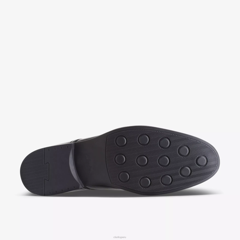 HZVP791 paso de whiddon cuero negro Clarks