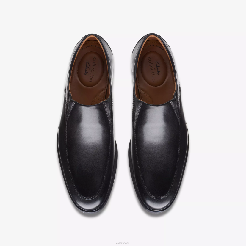 HZVP791 paso de whiddon cuero negro Clarks
