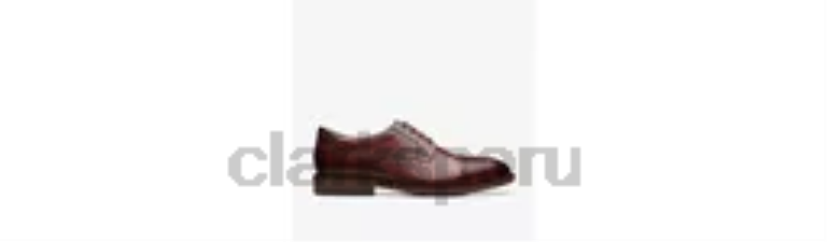 HZVP793 un hugh gorra cuero negro Clarks