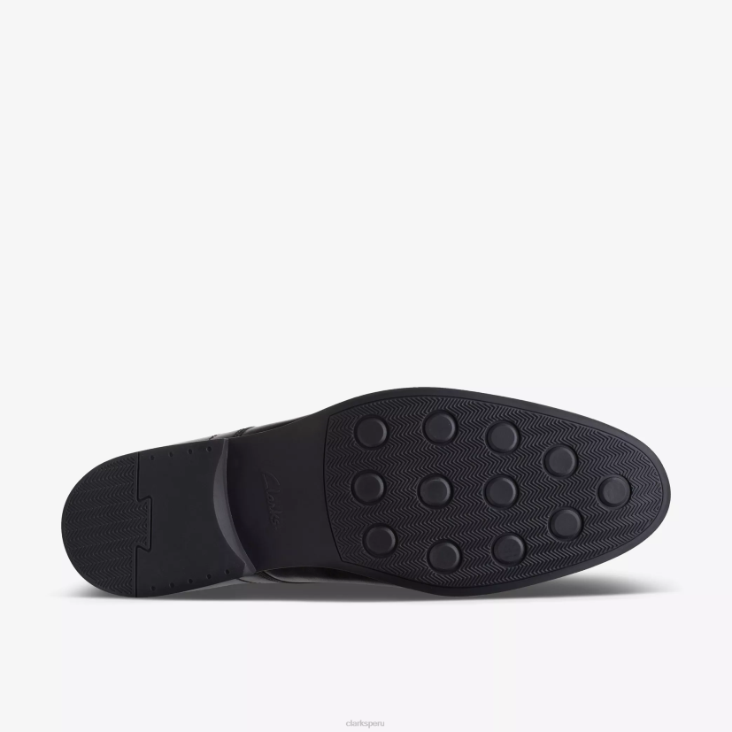 HZVP794 ritmo whiddon cuero negro Clarks