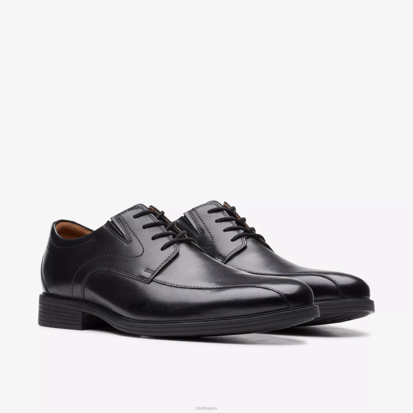 HZVP794 ritmo whiddon cuero negro Clarks