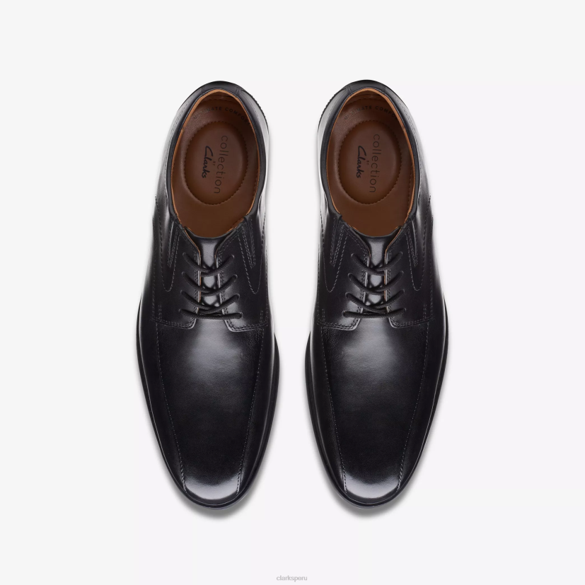 HZVP794 ritmo whiddon cuero negro Clarks