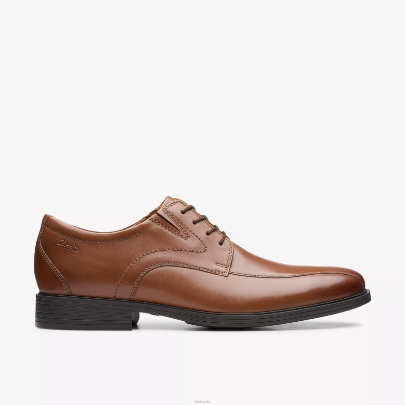 HZVP795 ritmo whiddon cuero bronceado oscuro Clarks