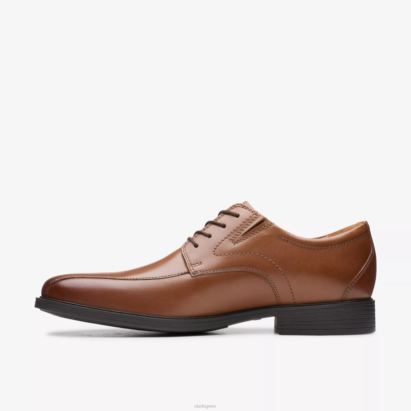 HZVP795 ritmo whiddon cuero bronceado oscuro Clarks
