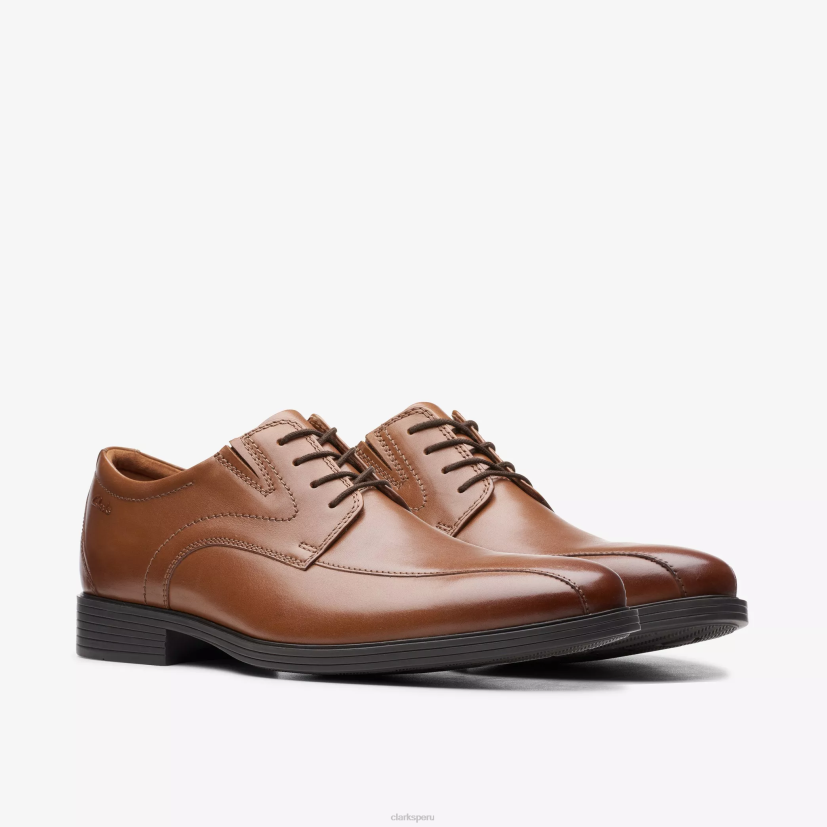 HZVP795 ritmo whiddon cuero bronceado oscuro Clarks