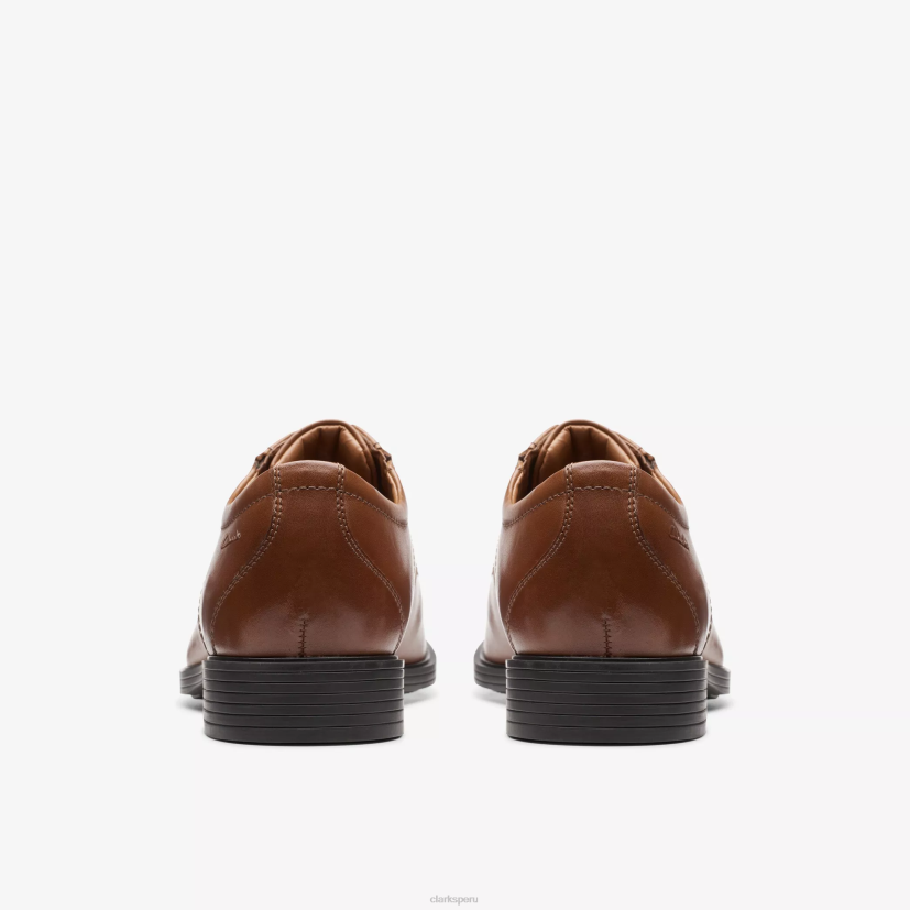 HZVP795 ritmo whiddon cuero bronceado oscuro Clarks