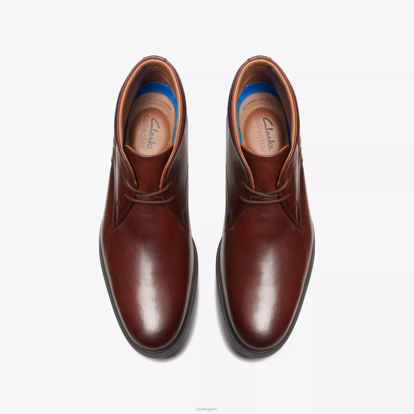HZVP796 whiddon mediados cuero caoba Clarks