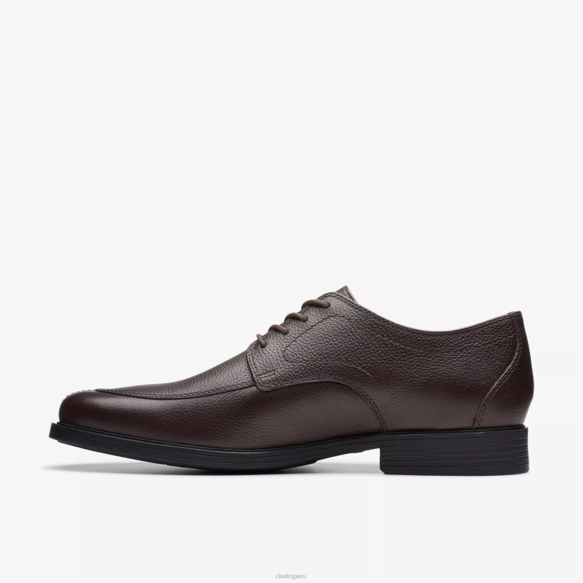 HZVP798 mandil de widdon marrón oscuro caído Clarks