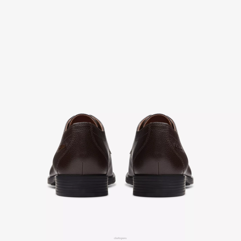 HZVP798 mandil de widdon marrón oscuro caído Clarks