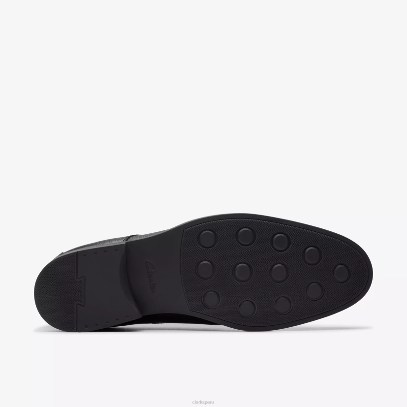 HZVP799 mandil de widdon negro caído Clarks