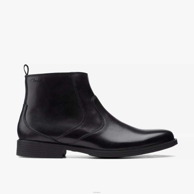 HZVP800 cremallera whiddon cuero negro Clarks