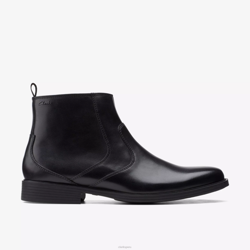HZVP800 cremallera whiddon cuero negro Clarks