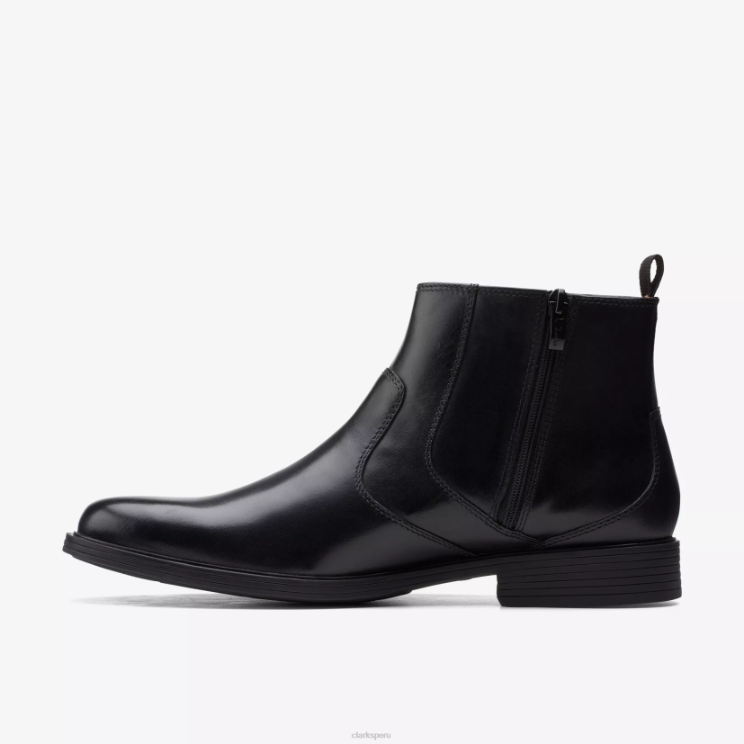 HZVP800 cremallera whiddon cuero negro Clarks