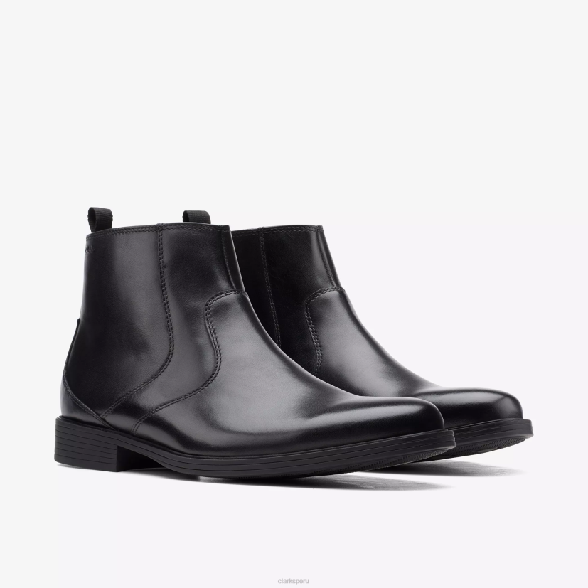 HZVP800 cremallera whiddon cuero negro Clarks