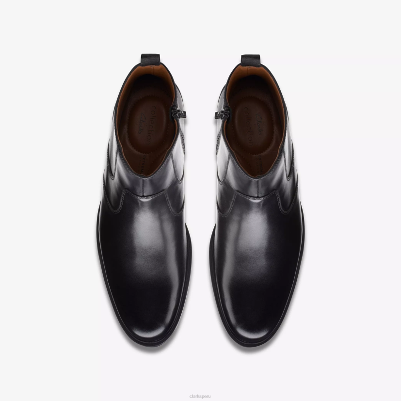 HZVP800 cremallera whiddon cuero negro Clarks