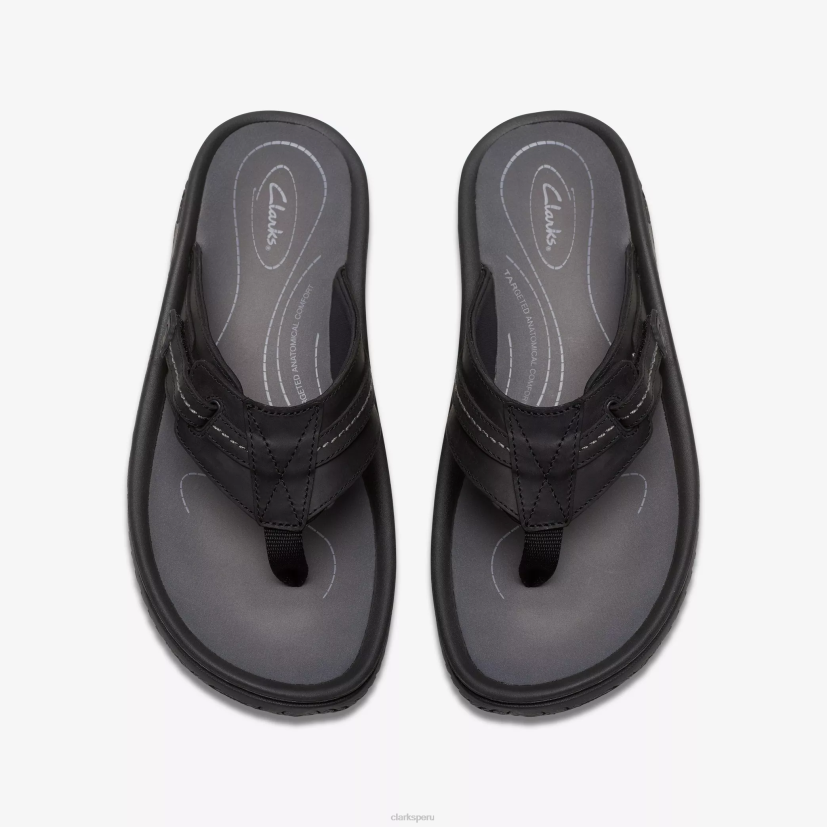 HZVP873 wesley sol cuero negro Clarks