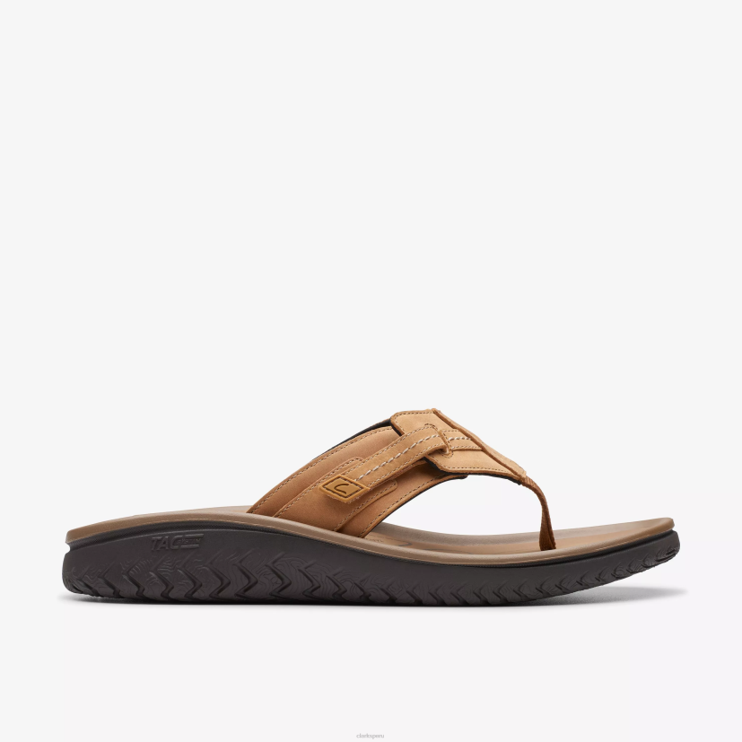 HZVP874 wesley sol cuero marrón Clarks