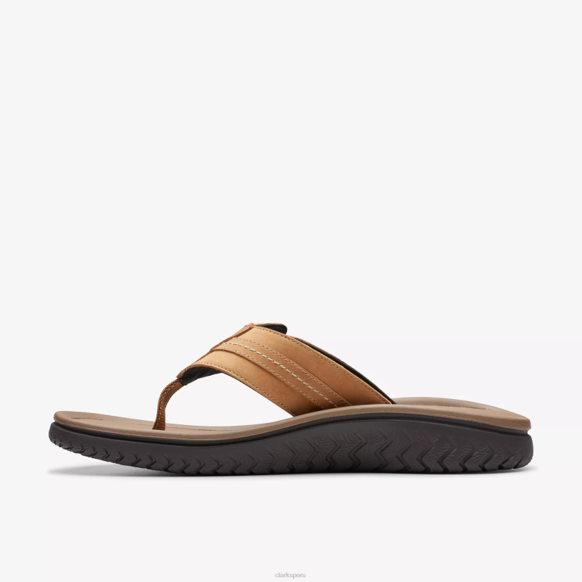 HZVP874 wesley sol cuero marrón Clarks
