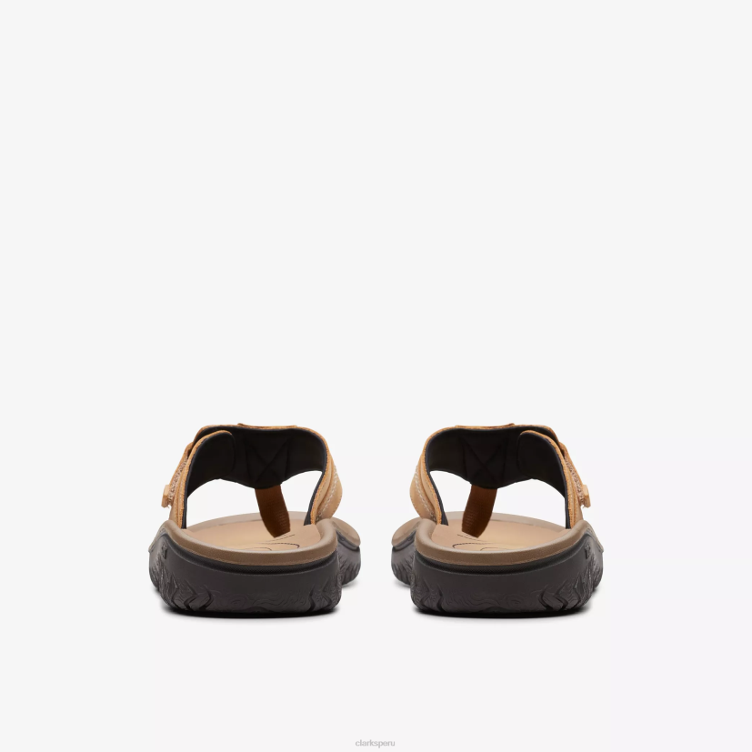 HZVP874 wesley sol cuero marrón Clarks