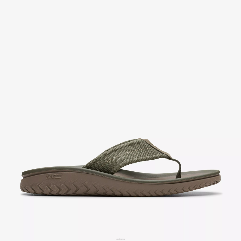 HZVP878 cinturón wesley aceituna Clarks