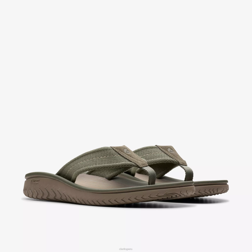 HZVP878 cinturón wesley aceituna Clarks