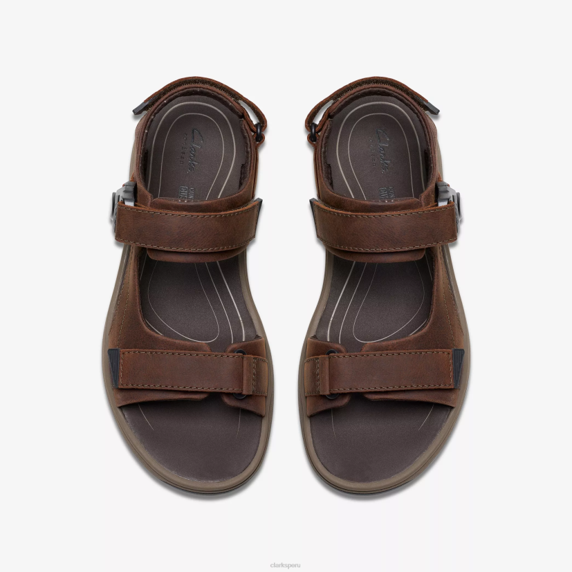 HZVP882 sendero salado cuero marrón oscuro Clarks