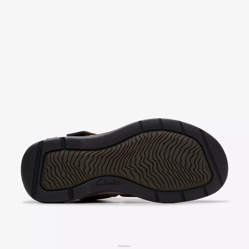 HZVP885 cala salada cuero marrón oscuro Clarks