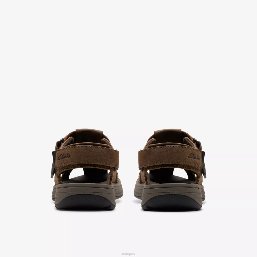 HZVP885 cala salada cuero marrón oscuro Clarks