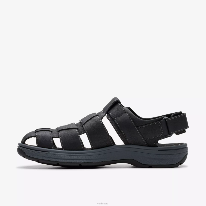 HZVP886 cala salada cuero negro Clarks