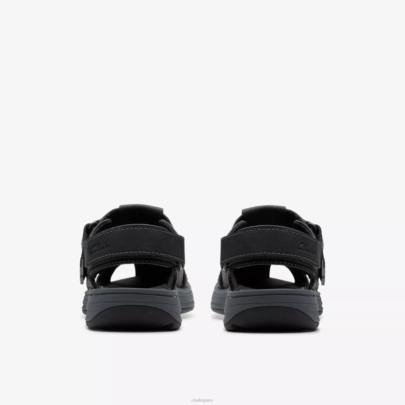 HZVP886 cala salada cuero negro Clarks