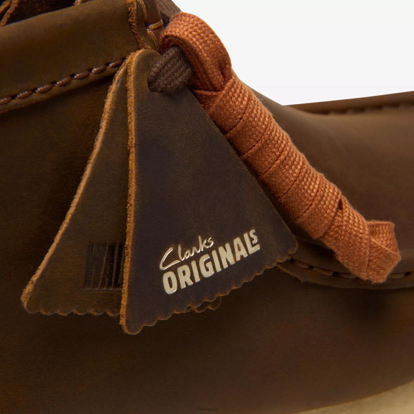HZVP657 bota wallabee cera de abejas Clarks