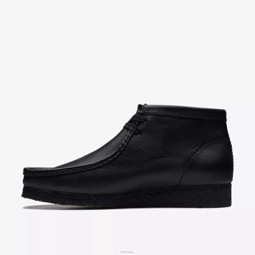 HZVP659 bota wallabee cuero negro Clarks