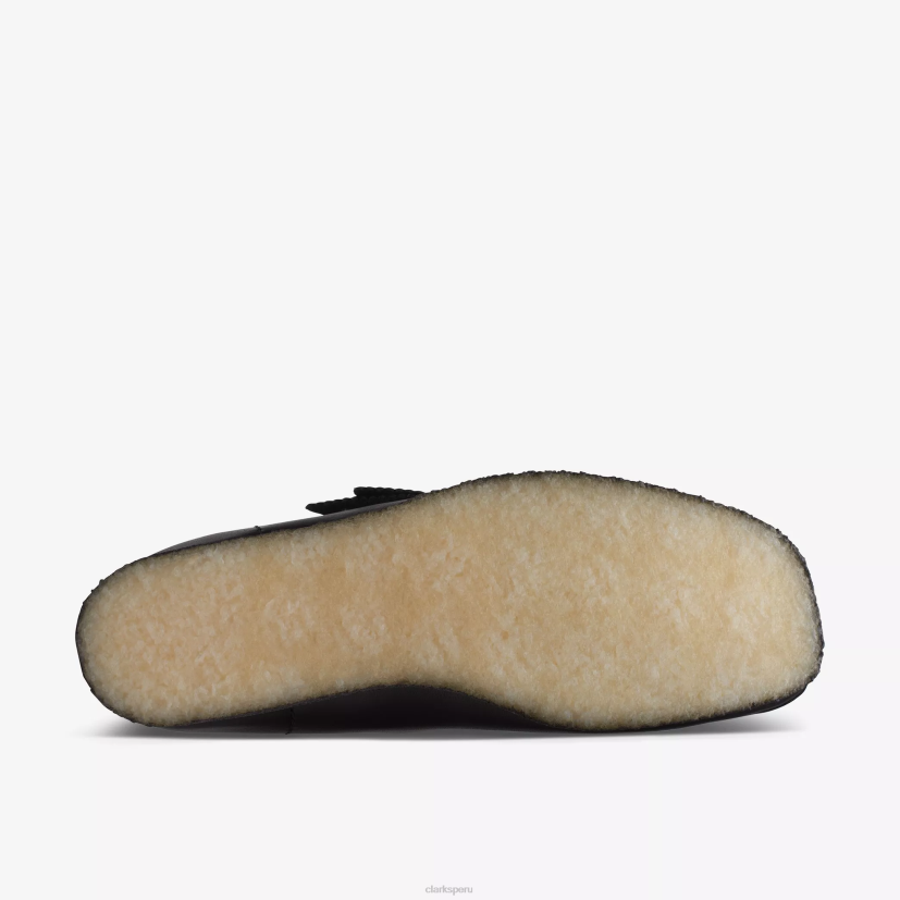 HZVP659 bota wallabee cuero negro Clarks
