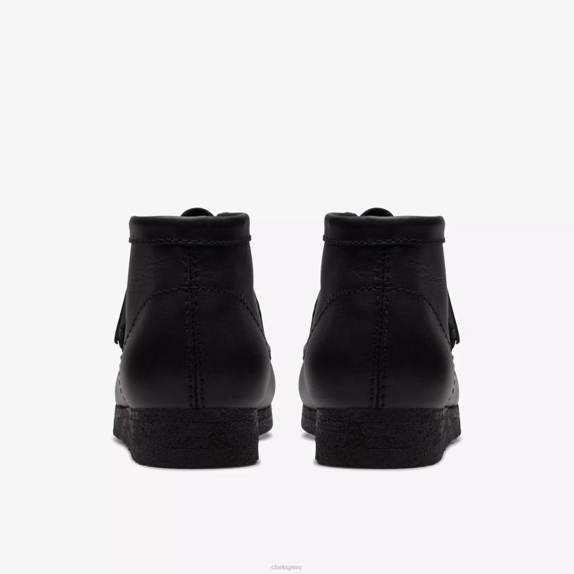 HZVP659 bota wallabee cuero negro Clarks