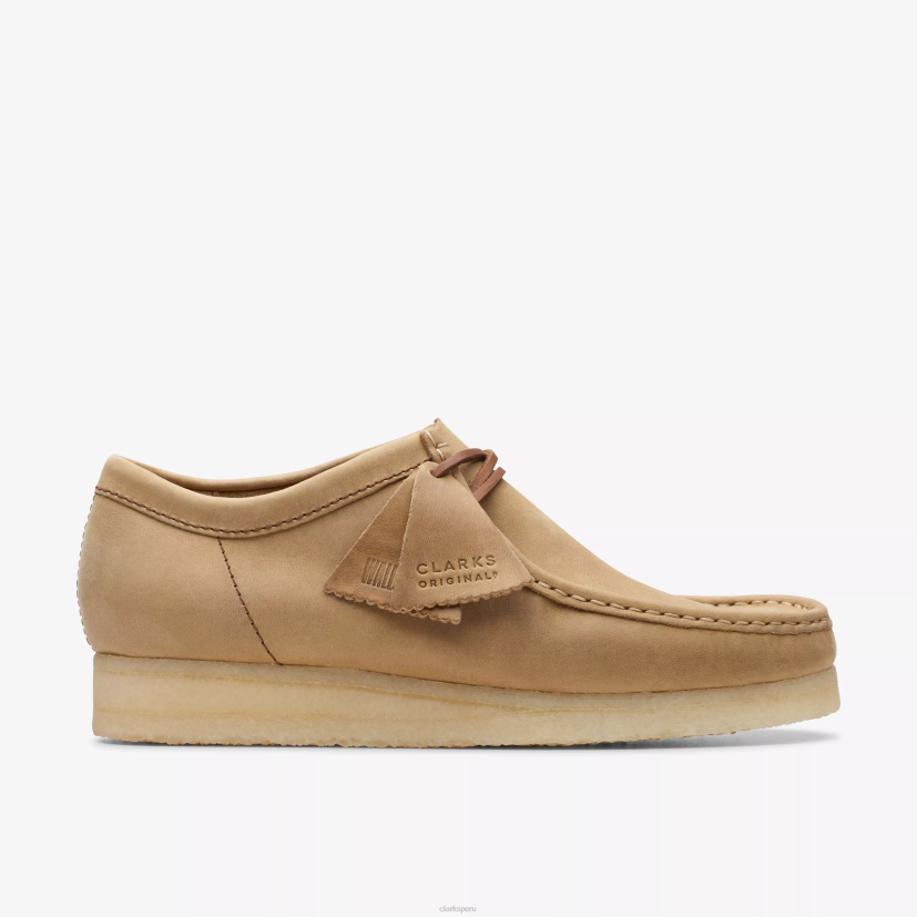 HZVP663 wallabee cuero marrón Clarks