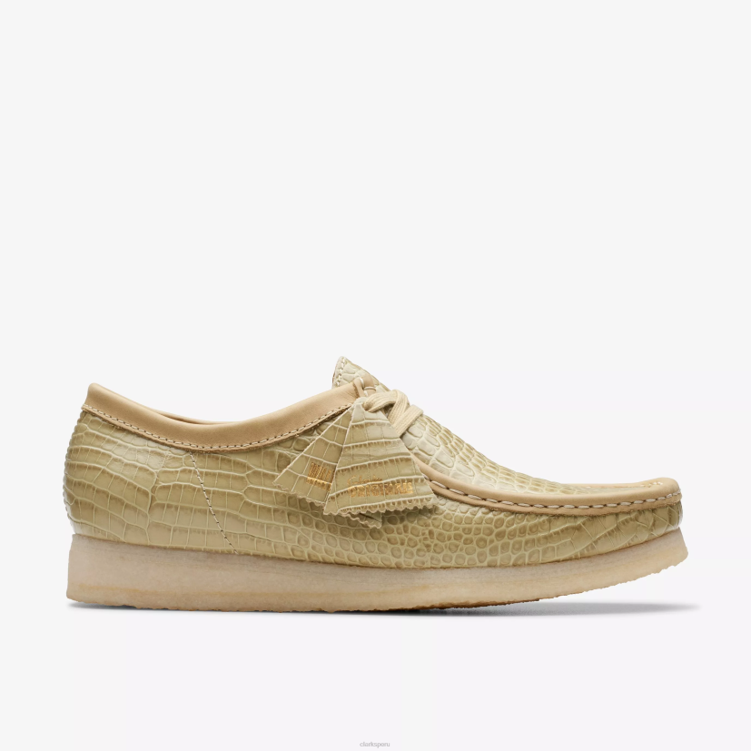 HZVP665 wallabee cocodrilo de arce Clarks